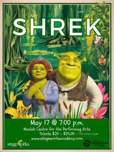 Stageworks Your Big Show Shrek poster graphic