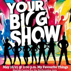 Stageworks Your Big Show My Favourite Things poster graphics