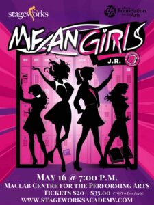 Stageworks Your Big Show Mean Girls Jr poster graphic