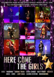 Here come the girls tribute poster graphic