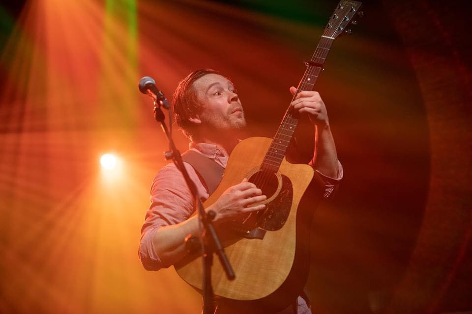 Ken Stead photo on stage performing