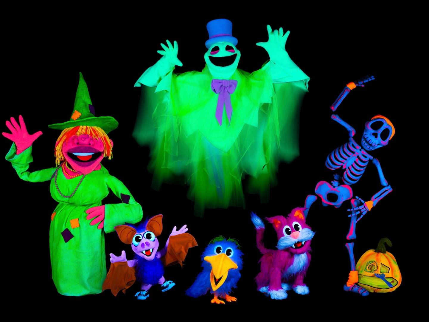 Boo Revue puppet cast photo